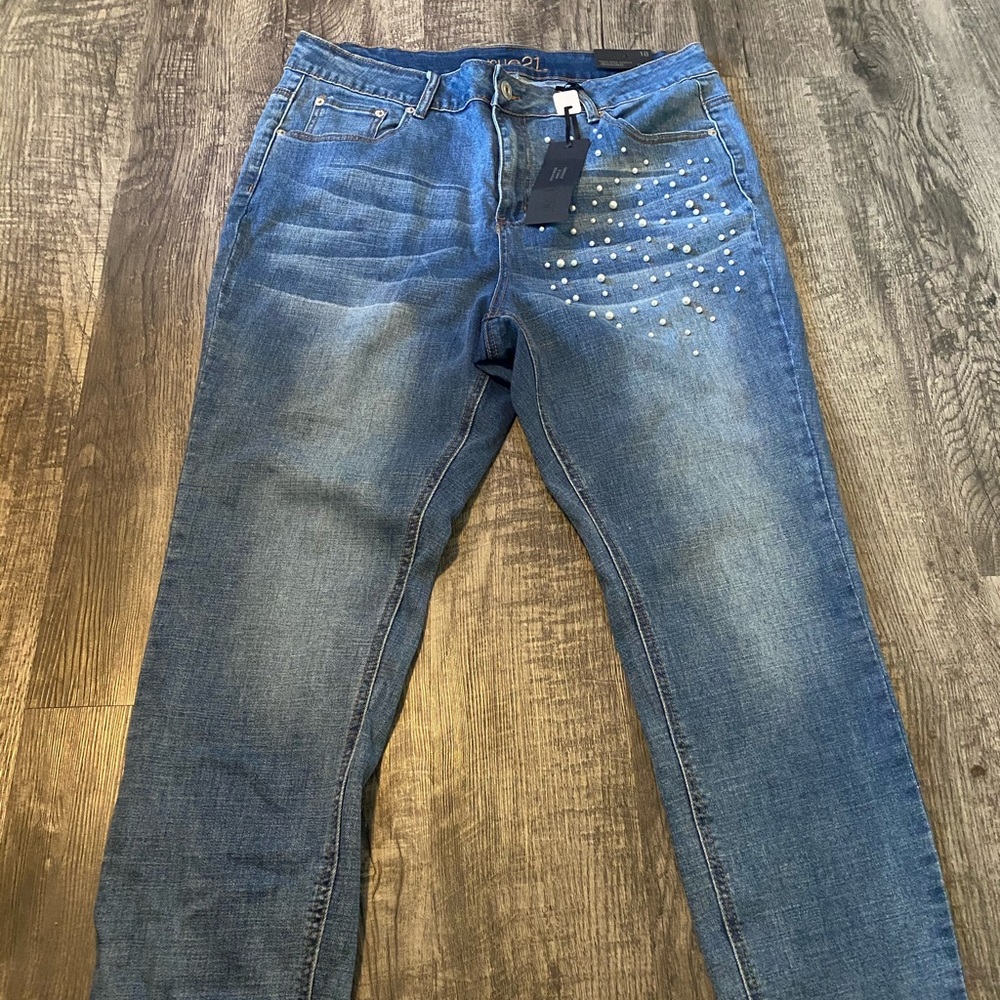Denim Pearl Jeans